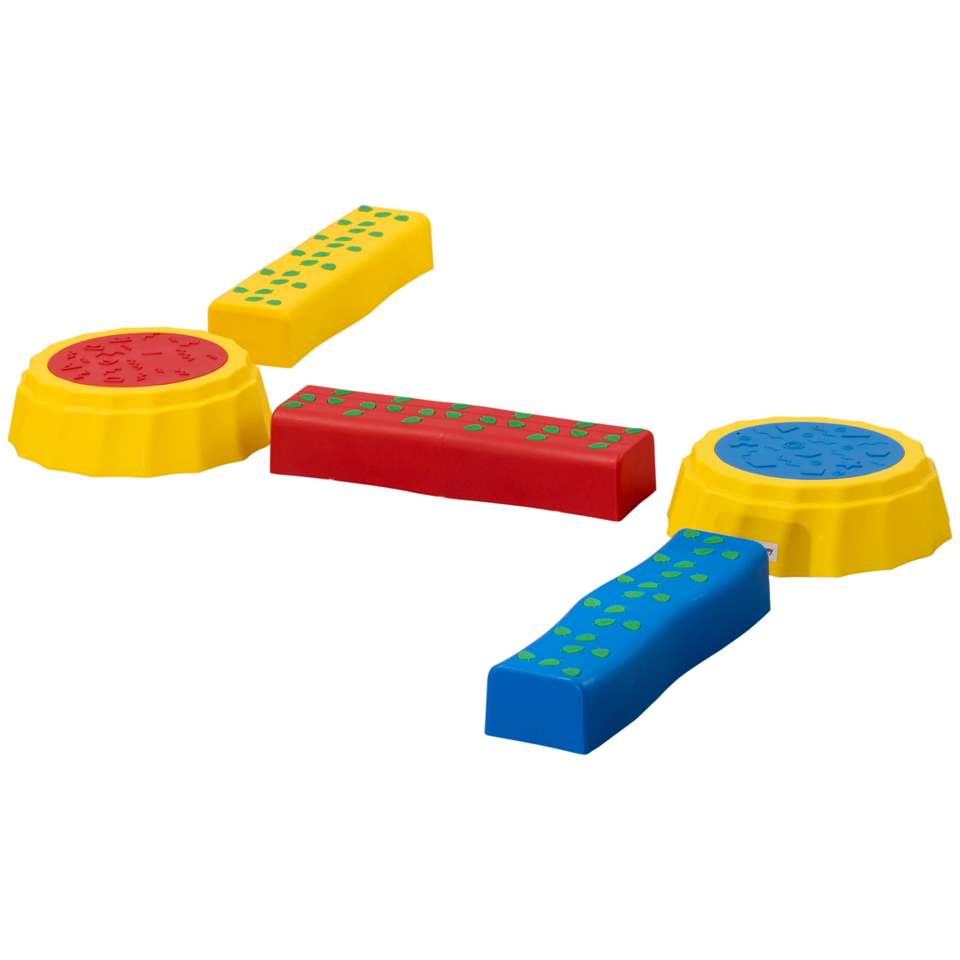 Outsunny 5 PCS Kids Stepping Stones Balance Beam Set - Non-Slip, Stackable, Durable for Toddlers MyLibelula