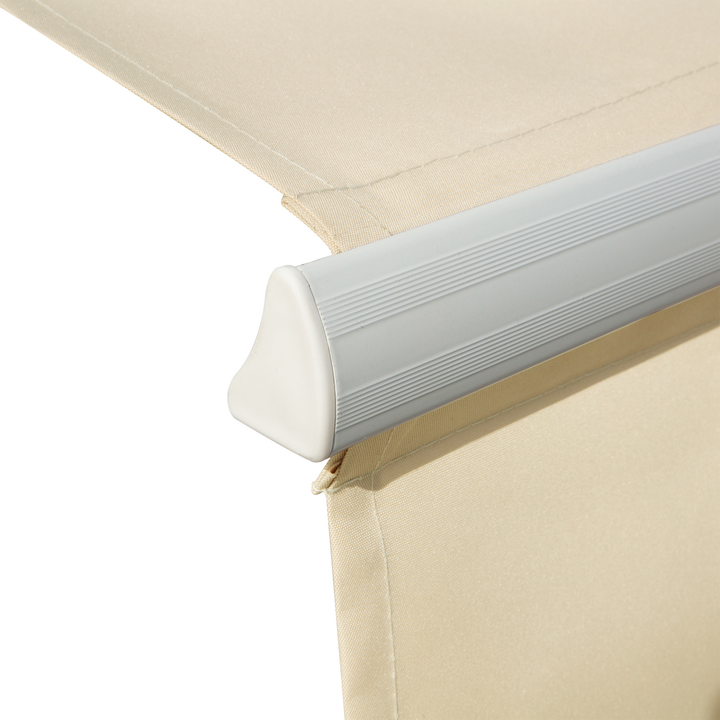 Outsunny 3.5x2.5m Manual Retractable Awning - Durable Weather Shade for Windows and Doors, Beige MyLibelula