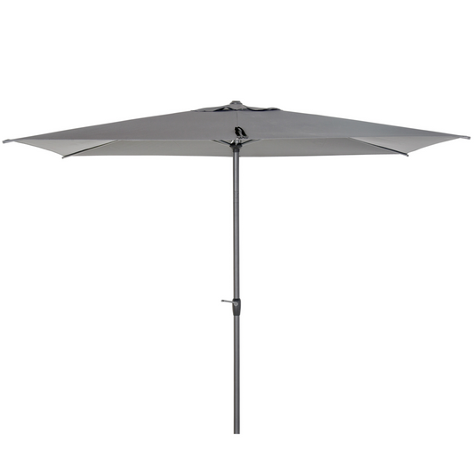 Outsunny 3x2M Sun Parasol Umbrella - Garden Patio Tilt Shade Canopy, Grey MyLibelula