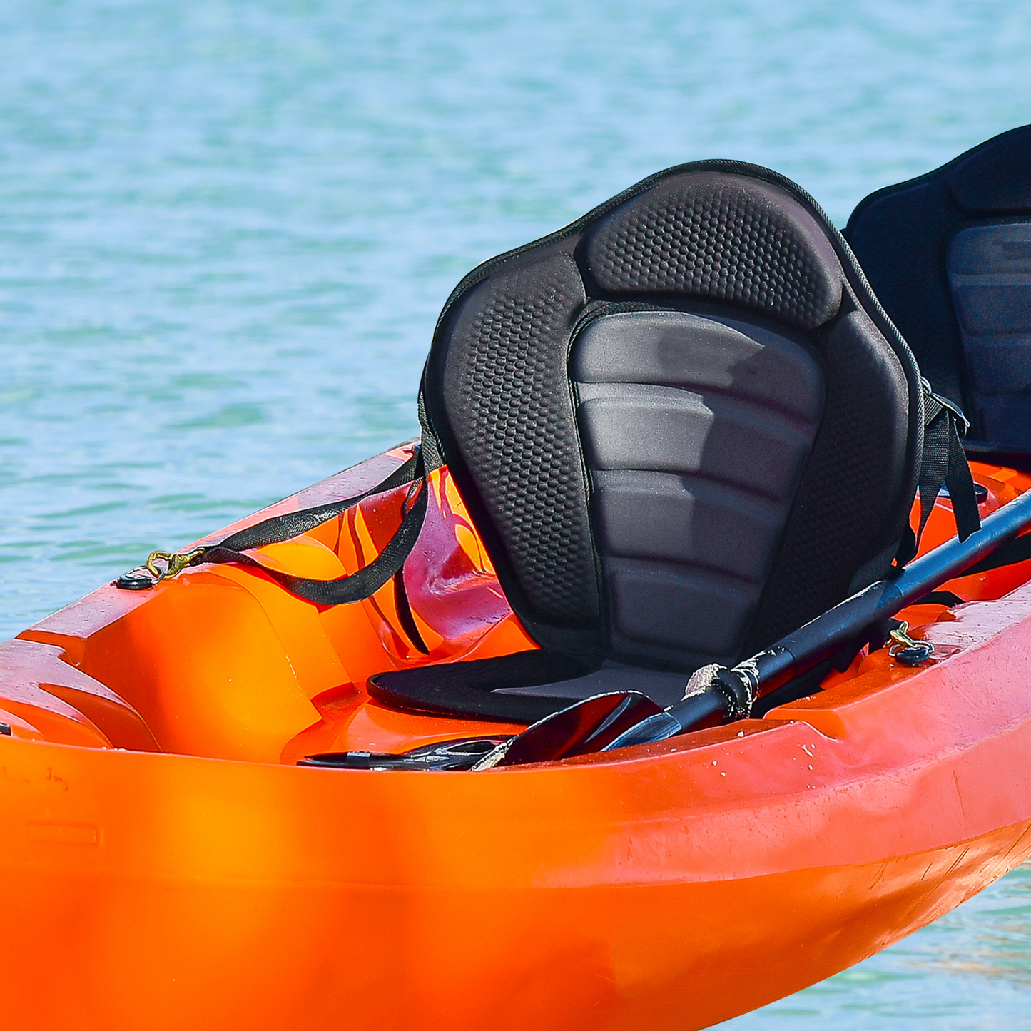 HOMCOM Deluxe Kayak Seat - Sit On Top Padded Backrest, High Back, Detachable, Canoe & Rafting Sports MyLibelula