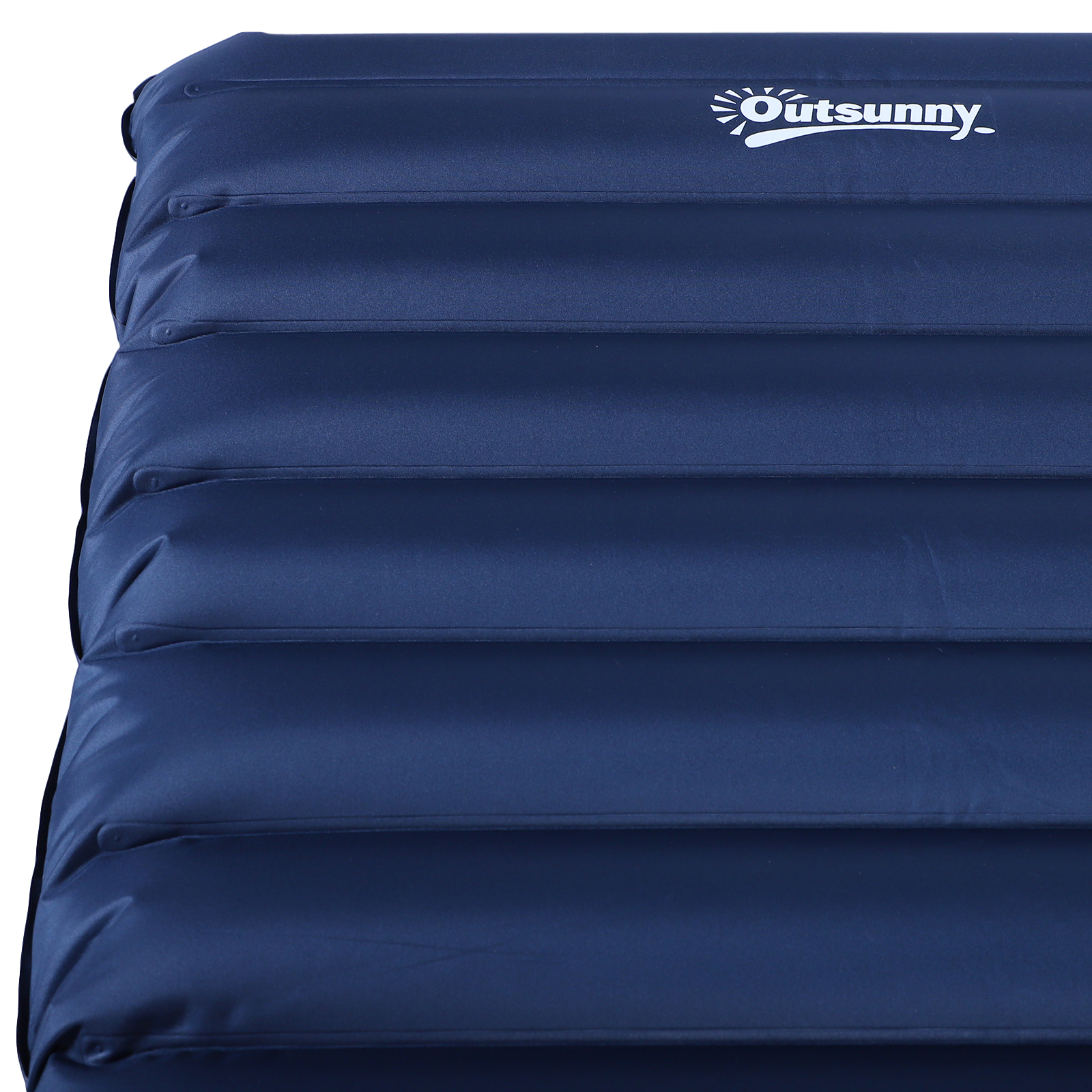 Outsunny 2 Person Camping Inflating Sleeping Mat - Ultralight Inflatable Mattress for Outdoor Backpacking, Hiking & Travel - Blue MyLibelula