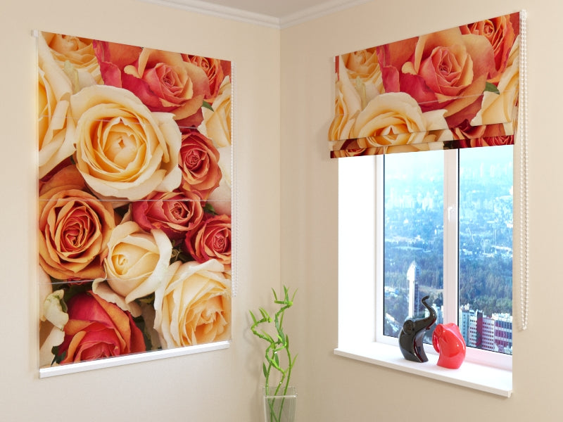 Roman Blinds Rose Dolci MyLibelula