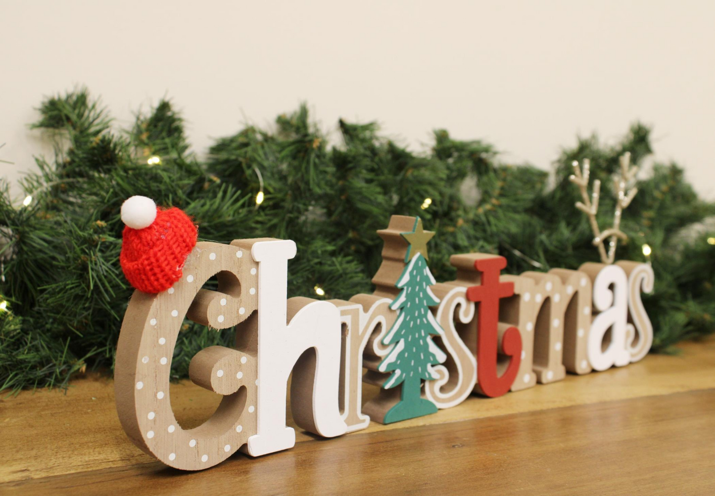 Charming Freestanding Wooden Christmas Decoration - Enhance Your Holiday Decor with Festive Flair MyLibelula