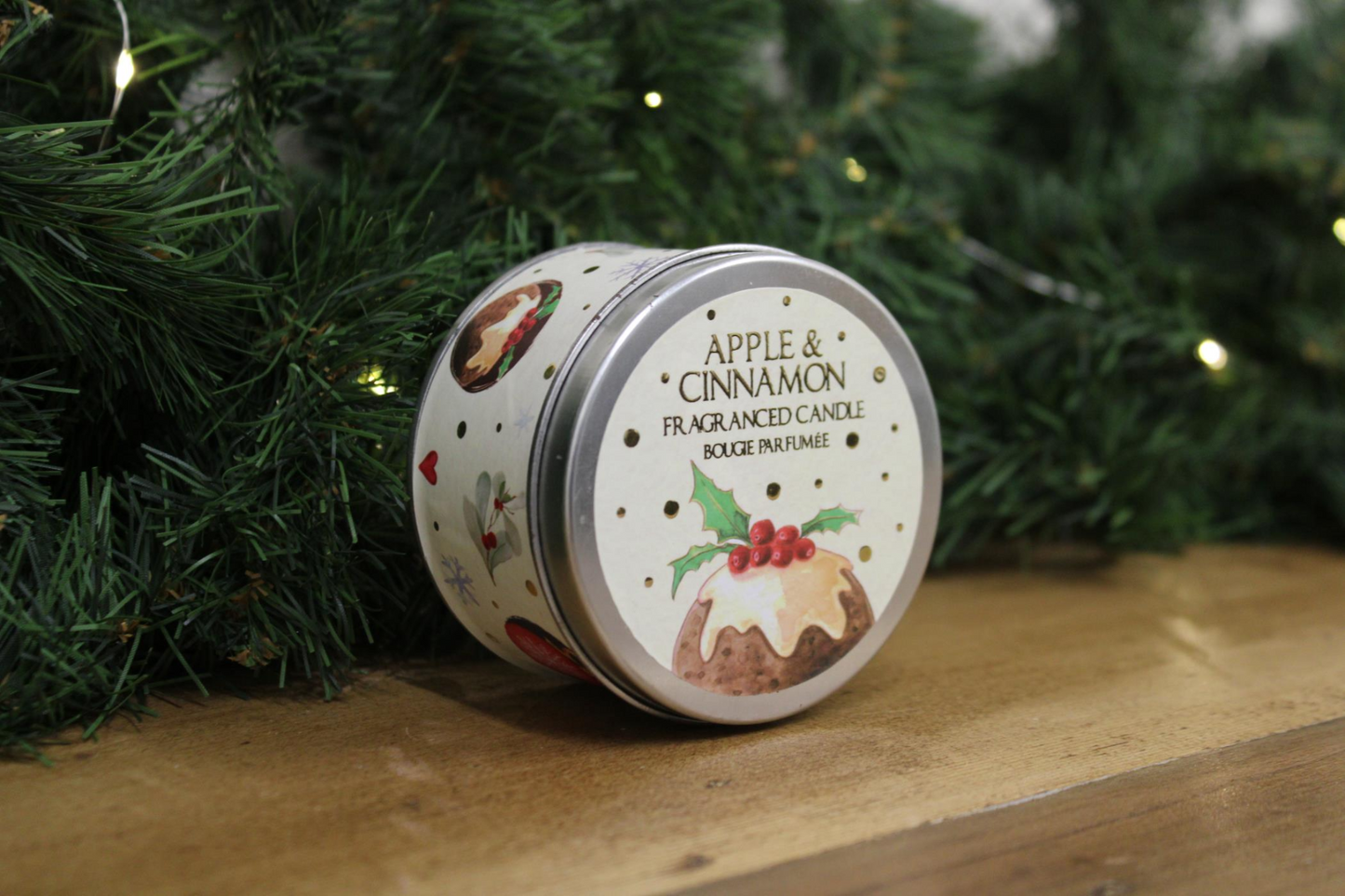 Christmas Pudding Candle in Tin MyLibelula