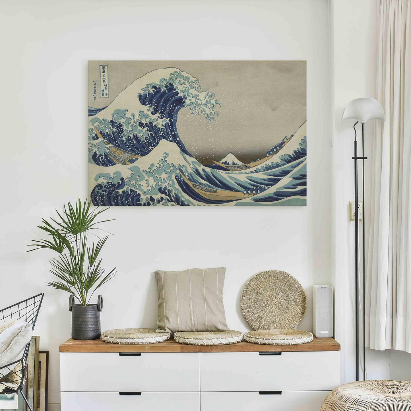 Decorative Wall Painting - The Great Wave (Hokusai Katsushika) MyLibelula