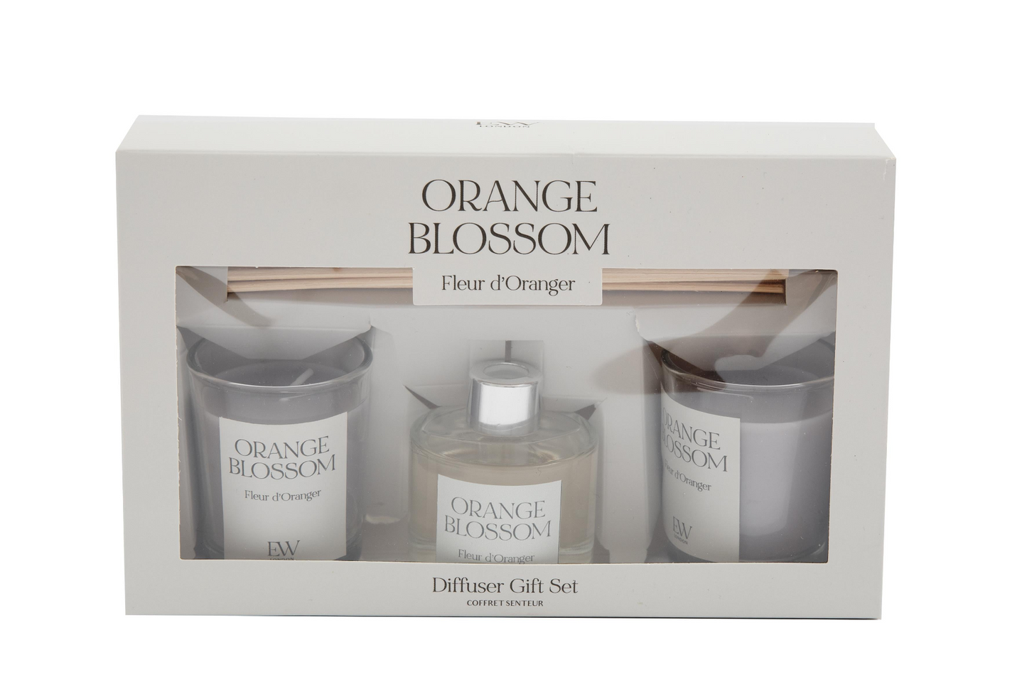 Orange Blossom Scented 50ml Diffuser and Candle Giftset MyLibelula