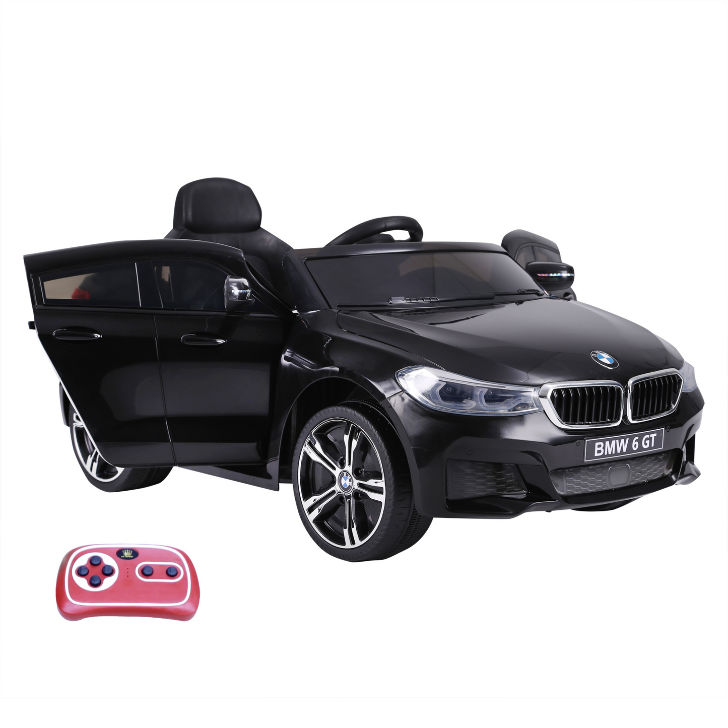 HOMCOM Electric Kids Ride On Car - BMW 6GT with Remote, LED Headlights, and Music Play MyLibelula